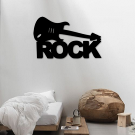 Decorao Rock 81 cm x50 cm - MDF 3mm Corte Laser 